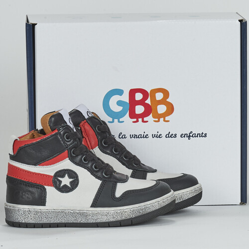 Chaussures Garçon Baskets montantes GBB LANDER Blanc