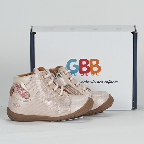 Chaussures Fille Baskets montantes GBB  Rose