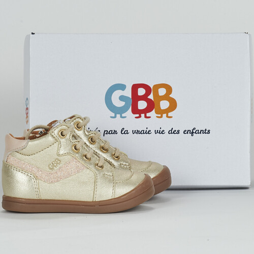 Chaussures Fille Baskets montantes GBB  Orange