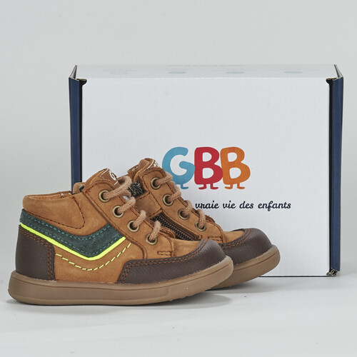 Chaussures Garçon Baskets montantes GBB  Marron