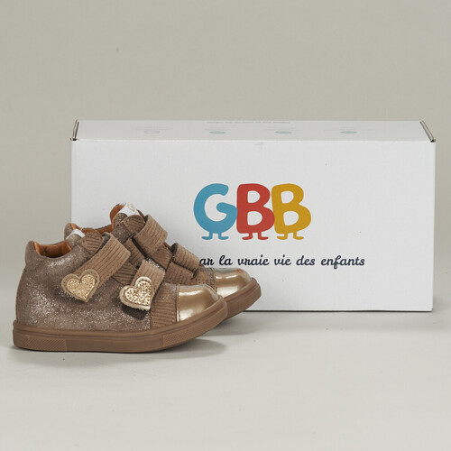 Chaussures Fille Baskets montantes GBB  Beige