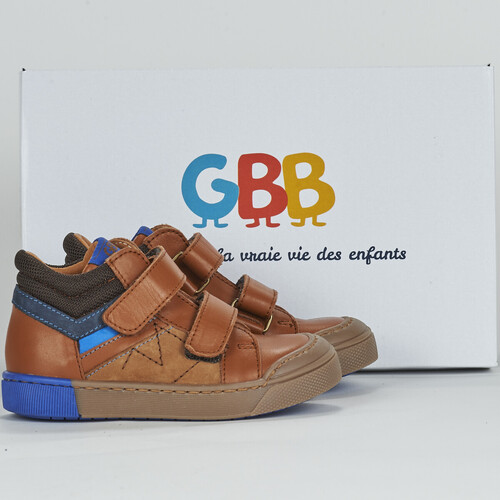Chaussures Garçon Baskets montantes GBB  Marron