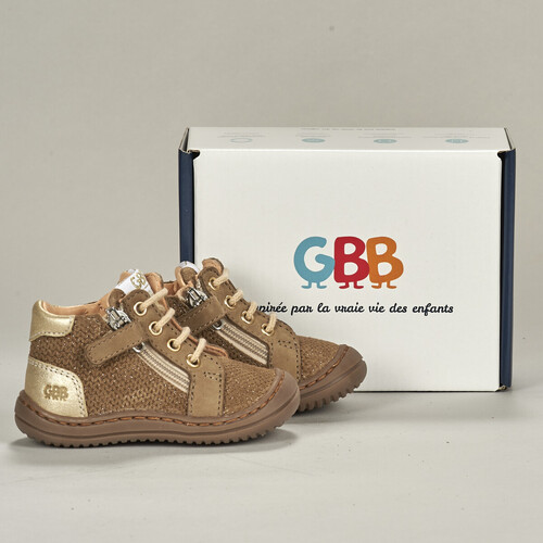 Chaussures Fille Baskets montantes GBB  Beige
