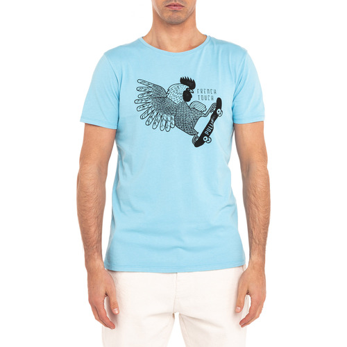 Vêtements Homme Oreillers / Traversins Pullin T-shirt  TOUCHDUSK Bleu