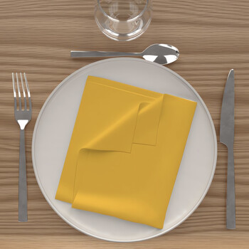 Maison & Déco Serviettes de table Soleil D'Ocre Alix jaune radieux Jaune