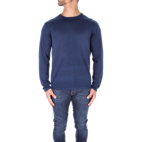 Vêtements Homme Pulls Aspesi cropped flame-print hoodie Bleu