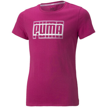 Vêtements Fille T-shirts manches courtes Puma 846937-14 Rose
