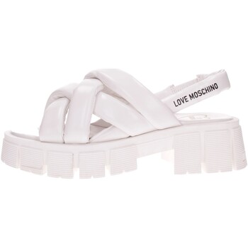Chaussures Femme Sandales et Nu-pieds Love Moschino  Blanc