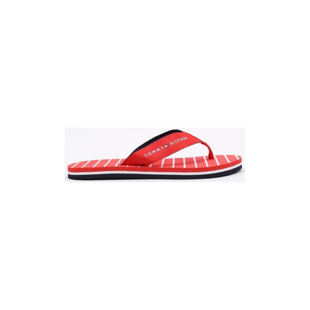 Chaussures Femme Tongs Tommy Hilfiger TOMMY ESSENTIAL ROPE SANDAL Rouge