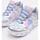 Chaussures Fille Baskets basses Skechers SLIP-INS: GALAZY LIGHTS-TIEDY Bleu