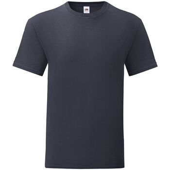 Vêtements Homme T-shirts manches longues Fruit Of The Loom 61430 Bleu