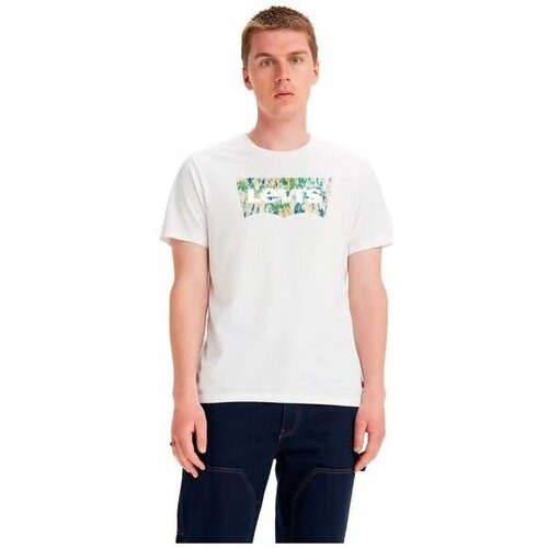 Vêtements Homme T-shirts & Polos Levi's TEE-SHIRT GRAPHIC CREWNECK - WATERCOLOR BW FILL WHITE - S Multicolore