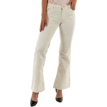Vêtements Femme Pantalons format Tommy Jeans dw0dw16164 Blanc