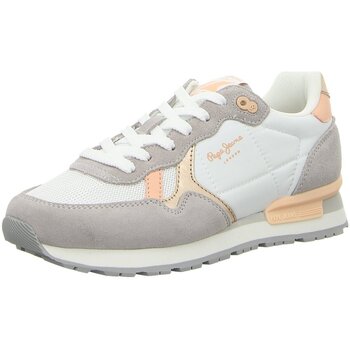 Chaussures Femme Baskets mode Pepe wash JEANS  Gris