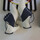 Chaussures Femme Derbies Lola Ramona Escarpins rétro navy Blanc