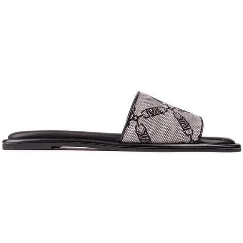 MICHAEL Michael Kors Hayworth Slide Diapositives Noir - Livraison Gratuite  | Spartoo ! - Chaussures Claquettes Femme 106,95 €
