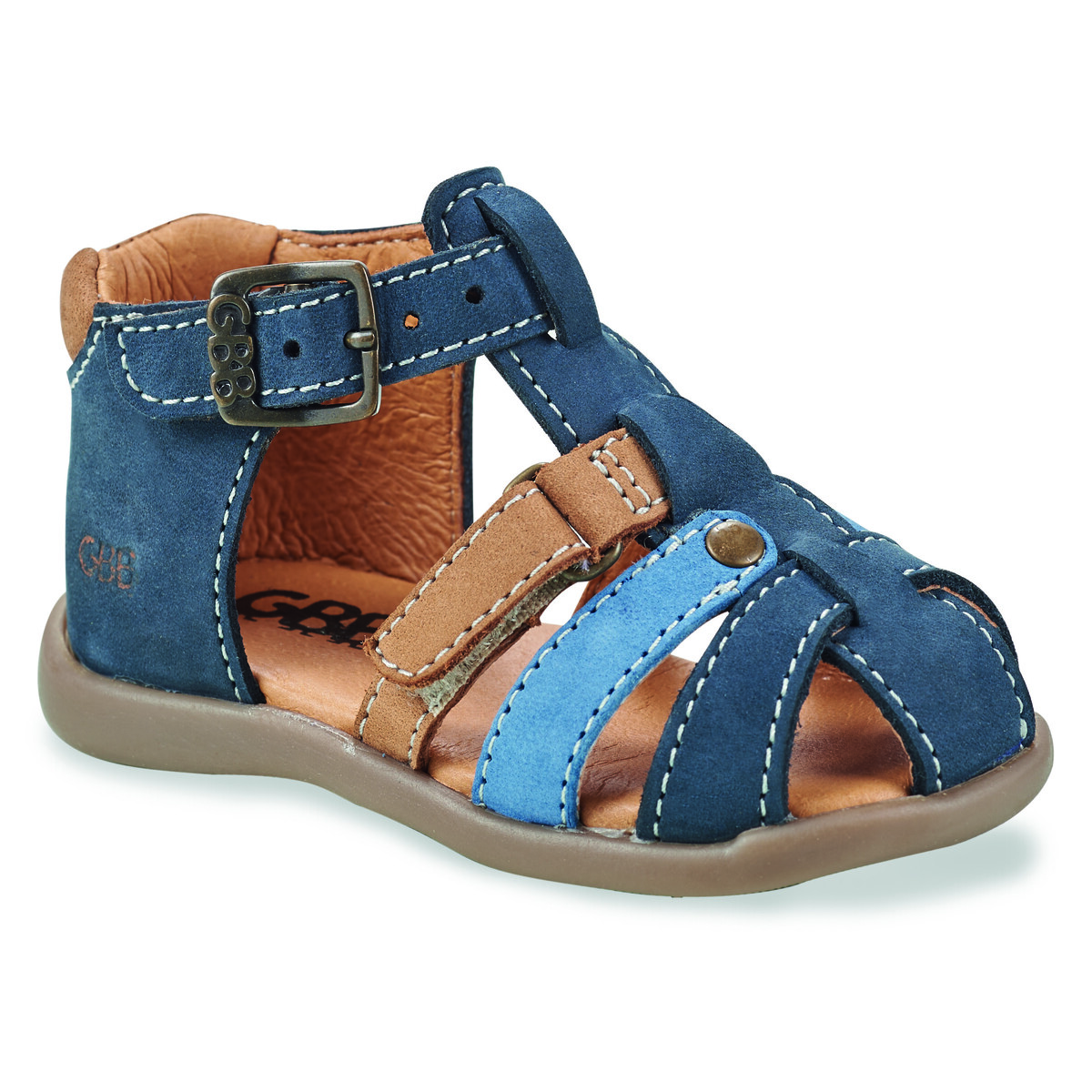 Chaussures Garçon Bottines / Boots BIGOU Bleu