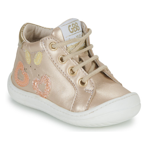 Chaussures Fille Baskets montantes GBB FLEXOO LOVELY Doré