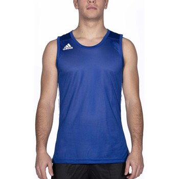 Vêtements Homme Démotocross / T-shirts sans manche adidas Originals 3G Spee Rev Jrs Bleu