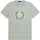 Vêtements Homme T-shirts & Polos Fred Perry Fp Col Bloc Laurel Wreath T-Shirt Gris