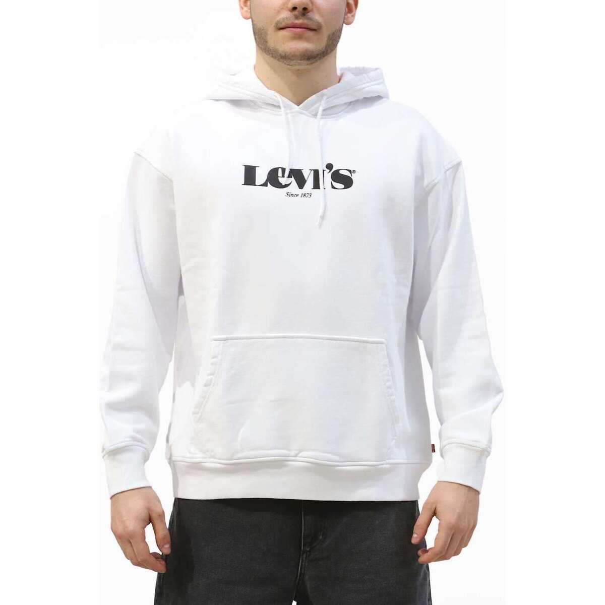 Vêtements Homme Polaires Levi's T2 Relaxed Graphic Po Mv Logo Blanc