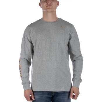 Vêtements Homme T-shirts & Polos Diesel T-Shirt  T-Just Ls E7 Grigio Gris