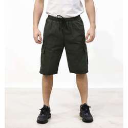 Vêtements Homme Shorts / Bermudas Amish Bermuda Cargo  Popeline Vert