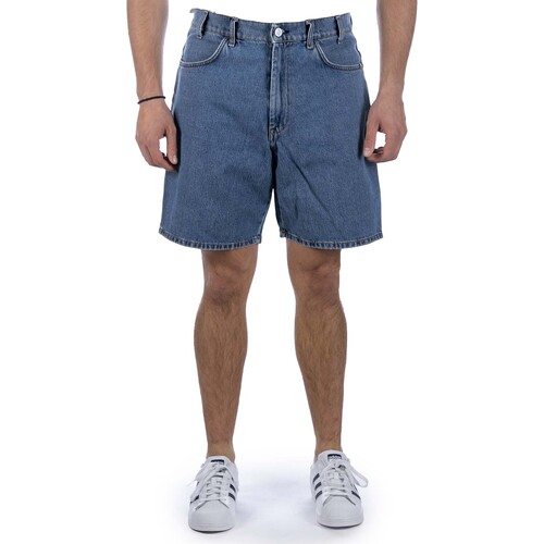 Vêtements Homme Shorts / Bermudas Amish Bermuda  Bernie 5 Pockets Loose Fit Blu Bleu