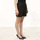 Vêtements Femme Shorts / Bermudas 4.10 Bermuda Regular Lino Stampa Rigato Noir