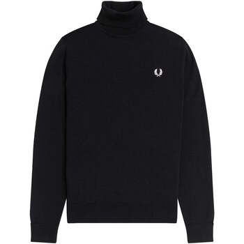 Fred Perry Fp Roll Neck Jumper Noir