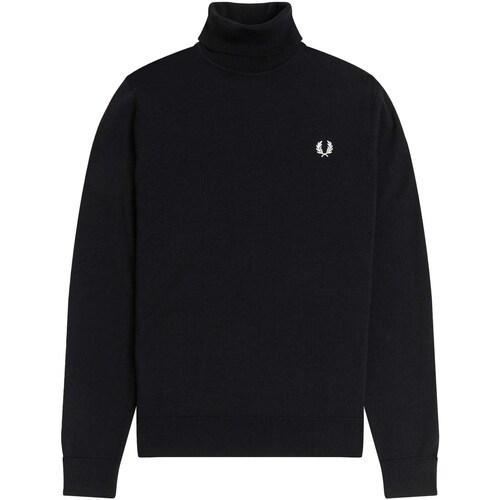 Vêtements Homme Sweats Fred Perry B440 Textured Leather Noir
