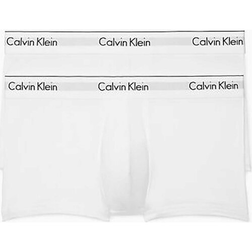 Sous-vêtements Homme Caleçons Calvin Klein Jaqueline Jeans Low Rise Trunk 2P Blanc