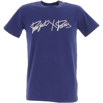 Vêtements Homme T-shirts manches courtes Project X Paris T-shirt Bleu