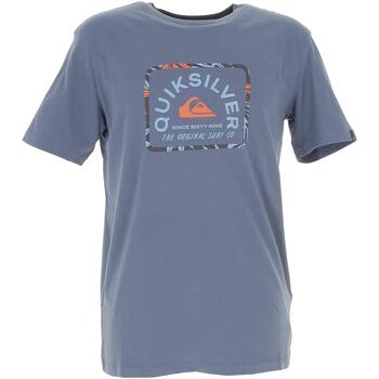 Vêtements Homme T-shirts manches courtes Quiksilver Fourthflower square flaxton ym Bleu