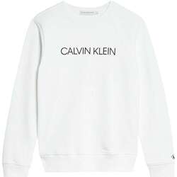 Vêtements Garçon Sweats Calvin Klein Jeans 144625VTAH23 Blanc