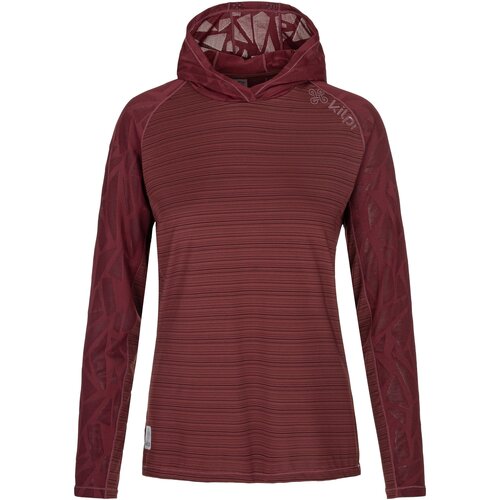 Vêtements Жіночі шорти nike dri-fit running Kilpi Sweatshirt technique femme  AILEEN-W Rouge
