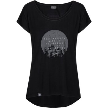 Vêtements T-shirts manches courtes Kilpi T-shirt coton femme  ROISIN-W Noir