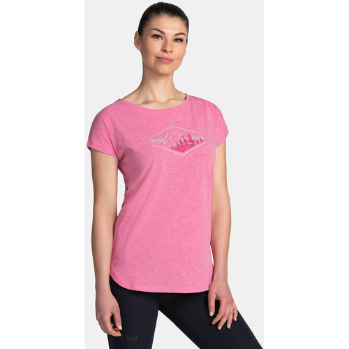 Vêtements T-shirts manches courtes Kilpi T-shirt en coton pour femme  NELLIM-W Rose