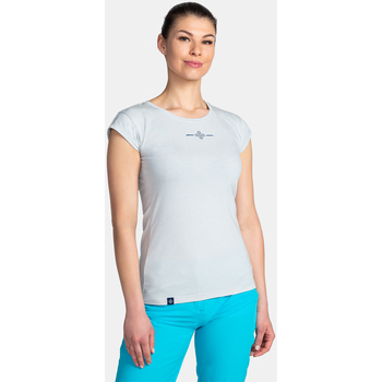 Vêtements New Balance Nume Kilpi T-shirt en coton pour femme  LOS-W Gris