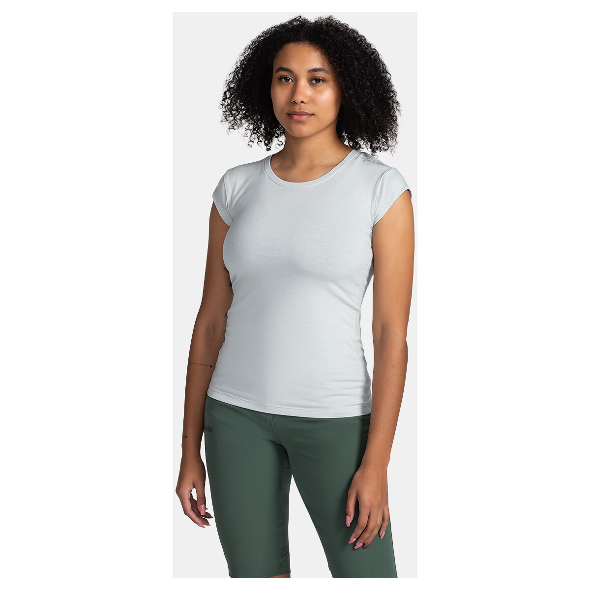 Vêtements T-shirts manches courtes Kilpi T-shirt en coton pour femme  PROMO-W Gris