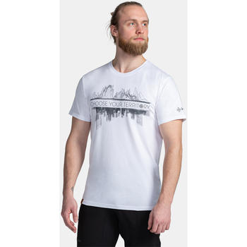 Vêtements T-shirts manches courtes Kilpi T-shirt en coton pour homme  CHOOSE-M Blanc