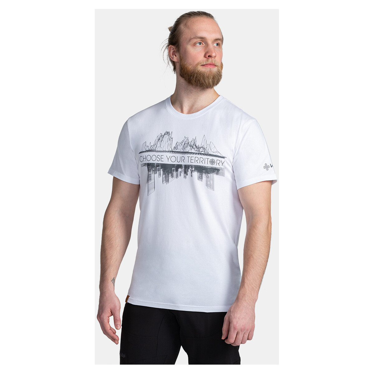 Vêtements T-shirts manches courtes Kilpi T-shirt en coton pour homme  CHOOSE-M Blanc