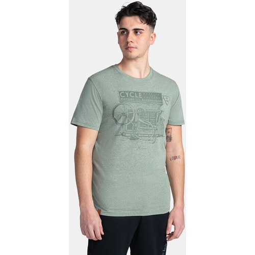 Vêtements T-shirt Fonctionnel Pour Kilpi T-shirt en coton pour homme  PORTELA-M Vert
