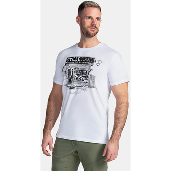 Vêtements T-shirts manches courtes Kilpi T-shirt en coton pour homme  PORTELA-M Blanc