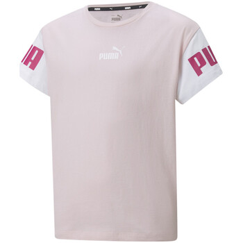Vêtements Fille T-shirts manches courtes Puma 849073-16 Rose