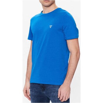 Vêtements Homme T-shirts manches courtes Guess U94M09 K6YW1 Bleu