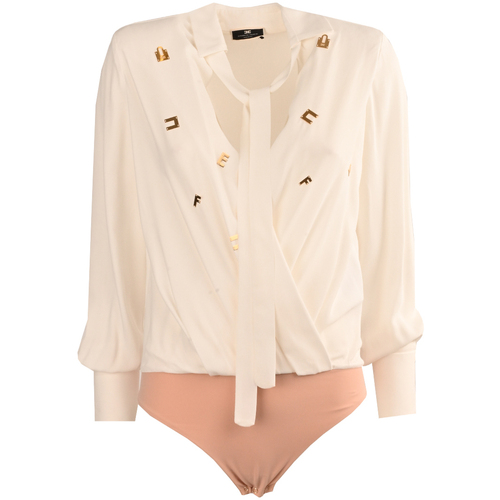 Vêtements Femme Tops / Blouses Elisabetta Franchi cb00336e2-360 Blanc