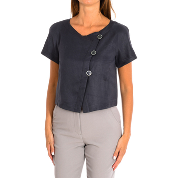 Vêtements Femme T-shirts manches courtes Emporio Armani WNG29TWM012-911 Gris