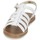 Chaussures Fille Sandales et Nu-pieds Unisa YOLETA Blanc