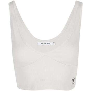 Vêtements Femme T-shirts manches courtes Calvin Klein Chrono 126373VTPE22 Beige